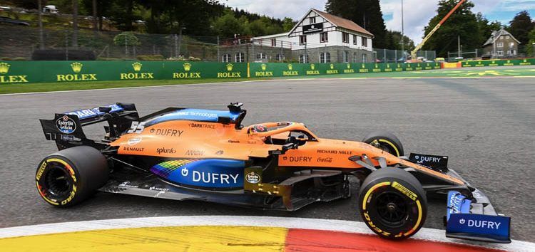 McLaren habla sobre el raro fallo de motor que sufrió Sainz en Bélgica