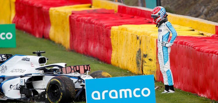 George Russell evita un accidente mucho más grave en Bélgica: «Me siento afortunado»