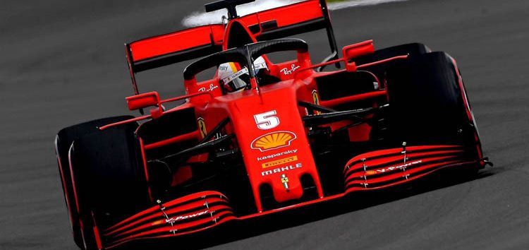 Vettel, desaparecido en la Q3 de Silverstone: «Nos falta mucha velocidad»