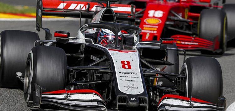Alivio en Leclerc tras conocer que Grosjean está bien tras su accidente