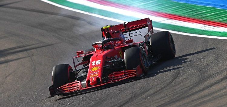 Charles Leclerc vuelve a ser la salvación de Ferrari en la clasificación del Gran Premio Emilia Romagna