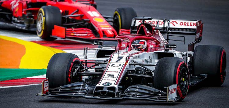 EN VÍDEO, la espectacular salida de Kimi Raikkonen en el Gran Premio de Portugal