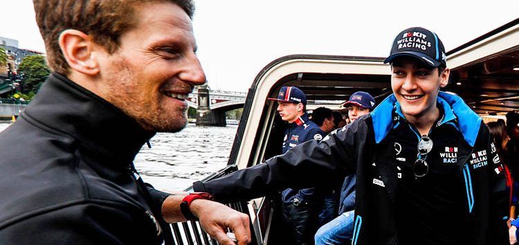 Russell lo tiene claro tras el accidente de Grosjean: «Cualquier debate sobre el halo termina esta noche»