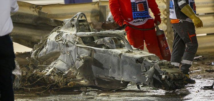 La escalofriante recreación del accidente de Romain Grosjean en Bahréin