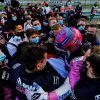 La reacción de Lance Stroll tras enterarse de su primera pole en Fórmula 1