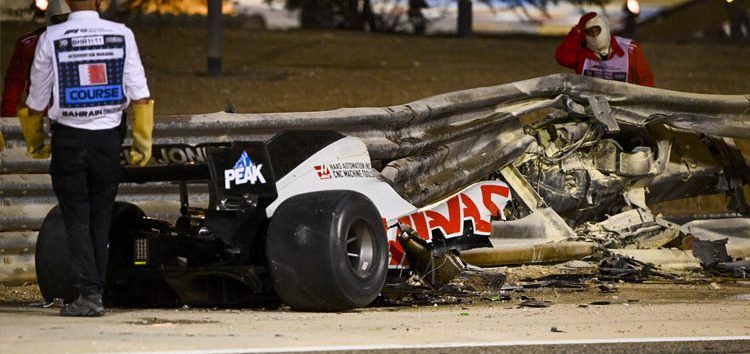 Detalles sobre el accidente de Romain Grosjean: velocidad de impacto, fuerzas G…