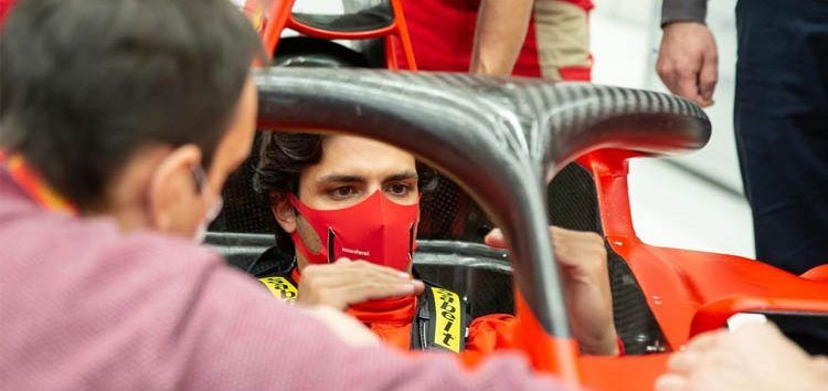 Jornadas maratonianas de trabajo para Carlos Sainz en sus primeros días con Ferrari