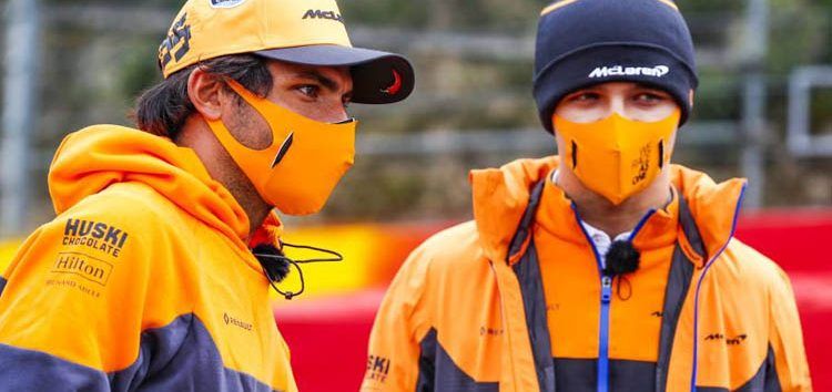 No todo han sido buenos momentos entre Carlos Sainz y Lando Norris