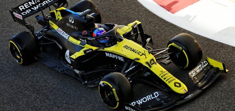 Fernando Alonso lidera los test de Abu Dhabi: «El RS20 ha avivado mi espíritu competitivo»