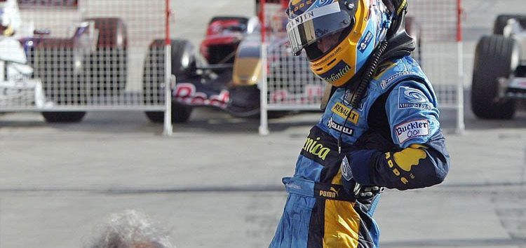 El guiño de Fernando Alonso a una de sus famosas celebraciones con Renault