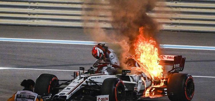 Las aspiraciones de Alfa Romeo se queman en los libres de Abu Dhabi