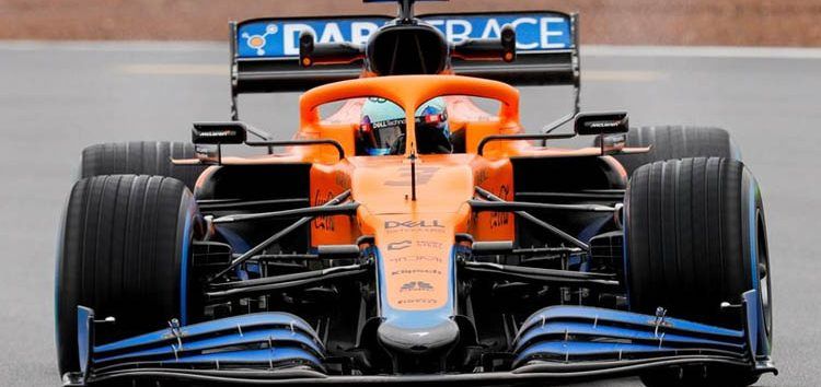 La espectacular on-board de Ricciardo estrenando el McLaren MCL35 en Silverstone