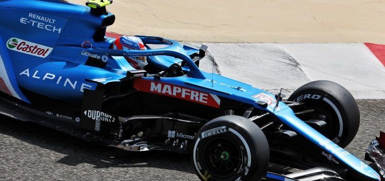 128 vueltas para Esteban Ocon en el primer test oficial del equipo Alpine