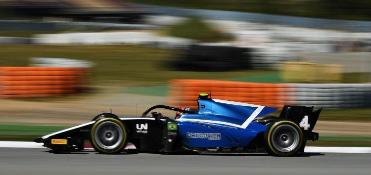 Felipe Drugovich, el más rápido en los test de Fórmula 2 de Barcelona