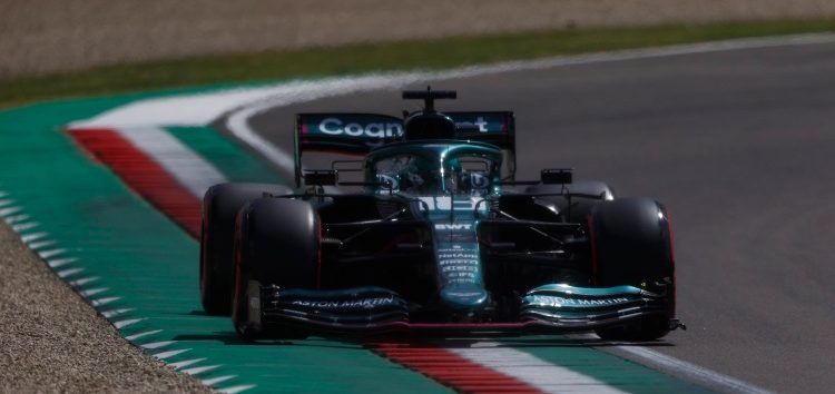 Una de cal y otra de arena para el equipo Aston Martin en el GP de Imola