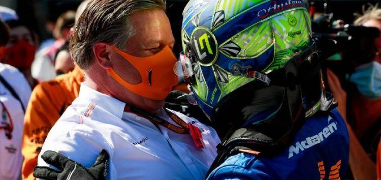 La incomoda situación de Lando Norris con Zak Brown por su renovación