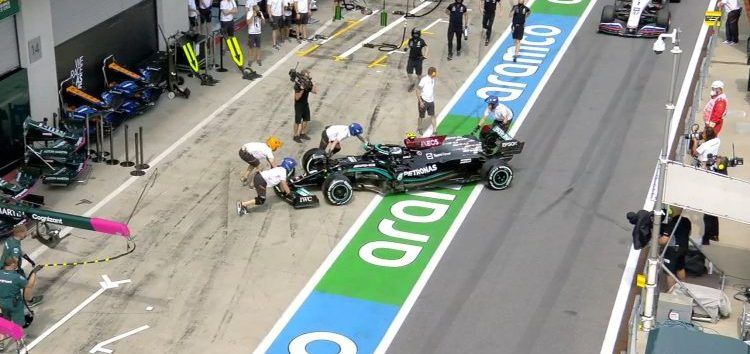 Valtteri Bottas, sancionado con tres puestos en parrilla por su incidente en boxes