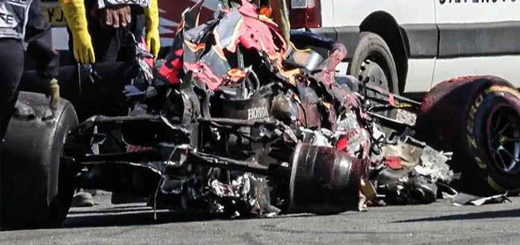 En Honda hablan del daño del motor de Max Verstappen tras su duro accidente