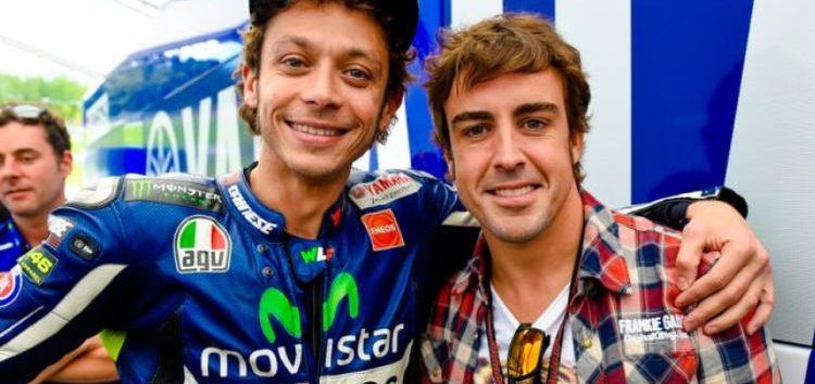 Destacan una virtud que comparten Valentino Rossi y Fernando Alonso