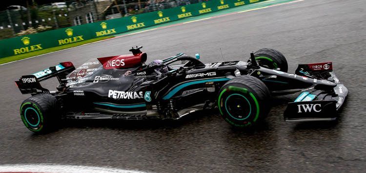 Hamilton clasifica 3º en una clasificación complicada en Bélgica: «Día muy difícil»