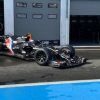 Una avería de Alpine F1 estropea los test de Pirelli con los neumáticos de mojado
