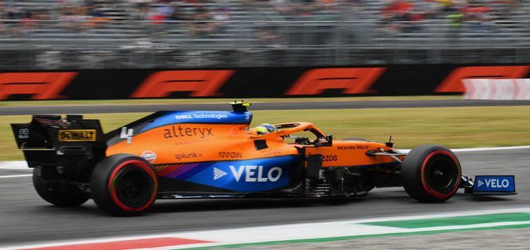 McLaren roza el top-3 en la clasificación de hoy en Monza