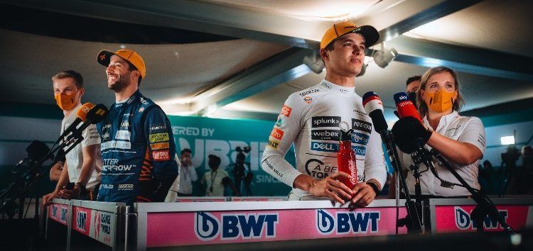Lando Norris se posiciona sobre la polémica: «Es un verdadero drama, la carrera era de Hamilton»