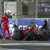 Ferrari consigue salvar el chasis y el motor del SF21 tras el fuerte accidente de Leclerc