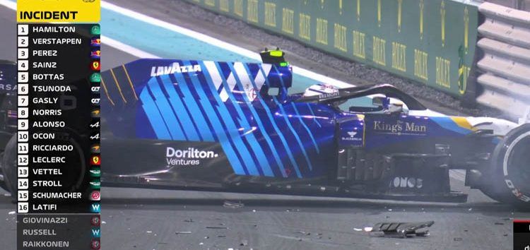 Latifi da su versión de un accidente que ha decidido un Mundial