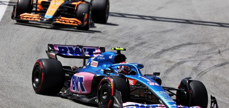 Buen avance para Alpine gracias al nuevo paquete aerodinámico que estrenan en Silverstone