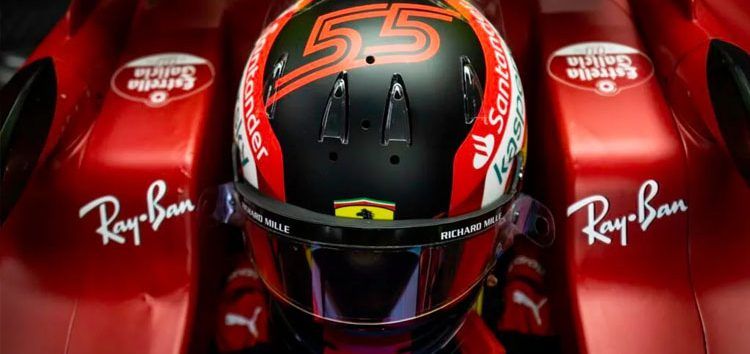 Así son los cascos de Carlos Sainz y Charles Leclerc para la temporada 2023