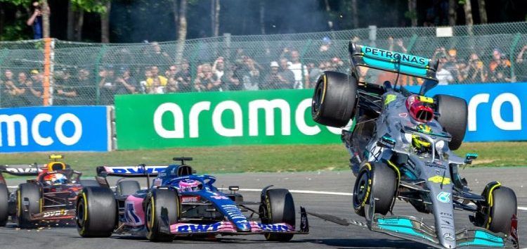 Lewis Hamilton podría sancionar tras su choque con Fernando Alonso en Bélgica