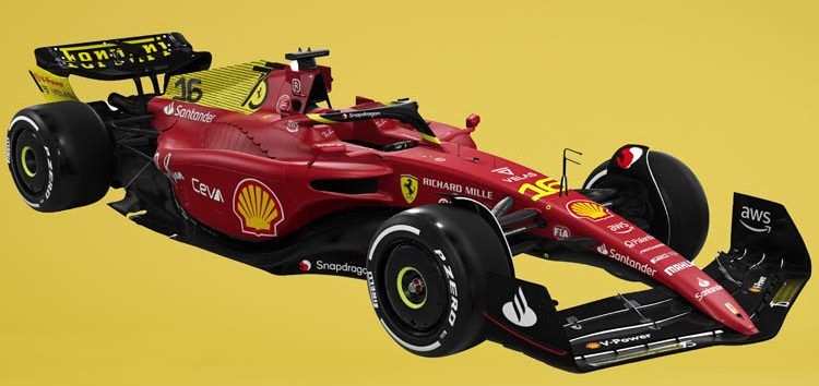 Ferrari se tiñe de amarillo y presenta su decoración especial para Monza