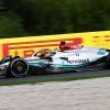 George Russell no llega a creerse la primera línea de Mercedes en Brasil
