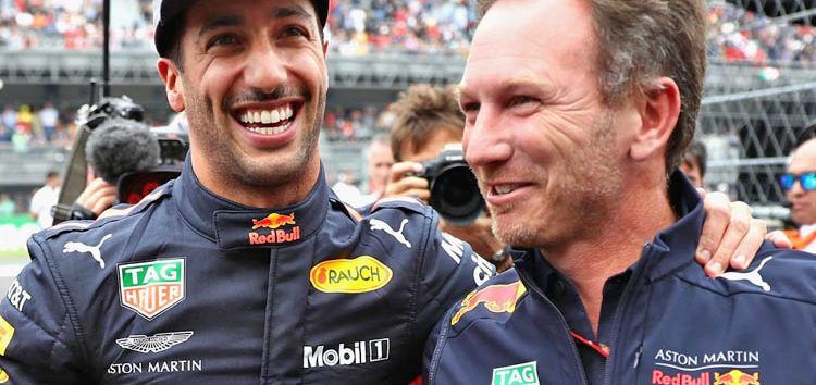 Ricciardo se arrepintió de su marcha de Red Bull en 2018, asegura Horner