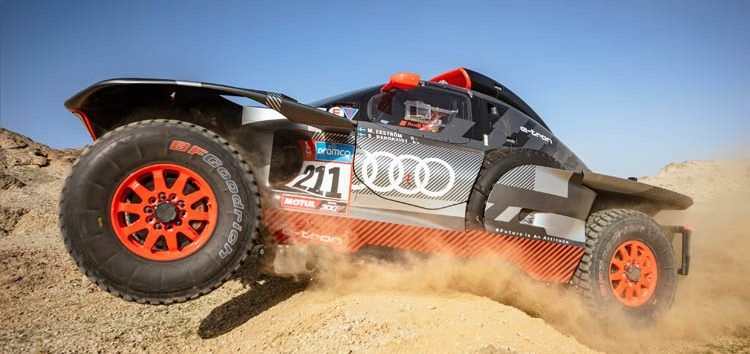 Ekström sigue sacando pecho por Audi en el Dakar 2023: «El coche está respondiendo bien»