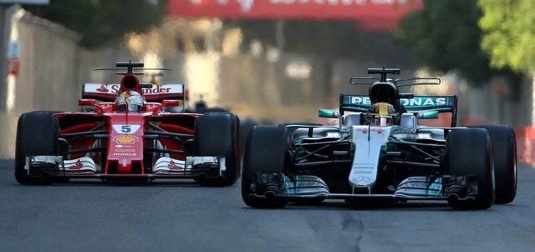 Vettel habla claro del incidente que tuvo con Hamilton en Bakú 2017