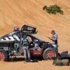 Las imágenes del accidente y los daños del Audi de Carlos Sainz
