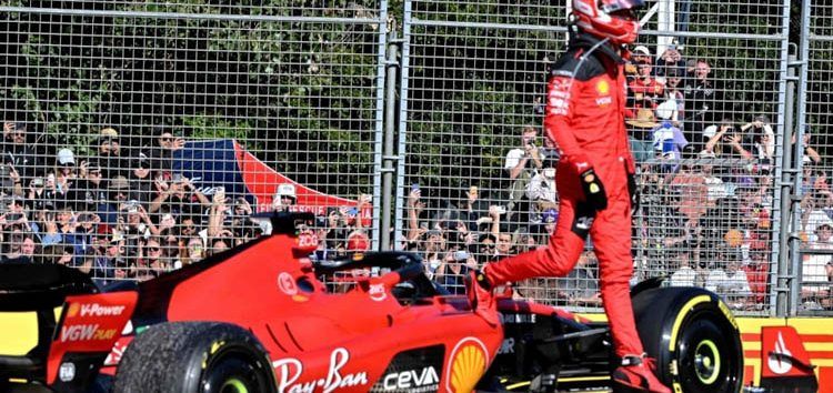 Leclerc, fuera en la primera vuelta de Australia: «Extremadamente frustrante»