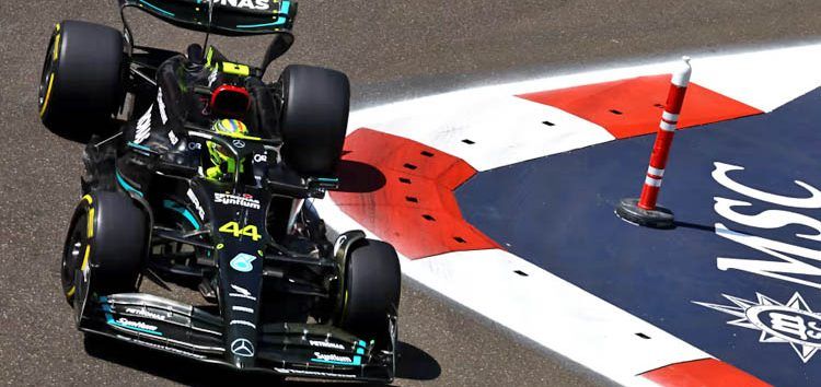 Hamilton, la nota positiva en un día nefasto para Mercedes en Bakú