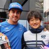 Yuki Tsunoda se fija en Fernando Alonso para mejorar