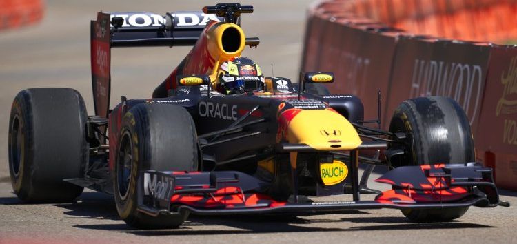Sergio Pérez hará una exhibición con el Red Bull RB7 por el centro de Madrid
