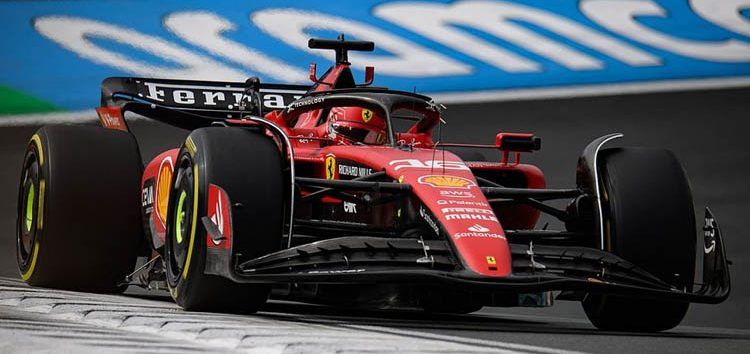 Leclerc abandona en Zandvoort después de un choque con Piastri