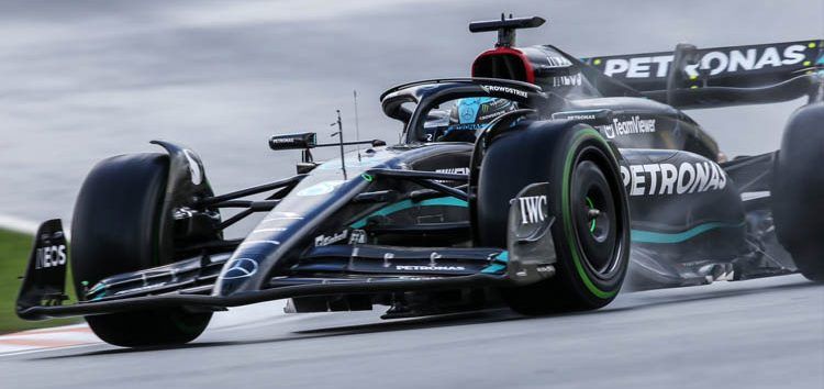 George Russell señala la gran debilidad del Mercedes W14