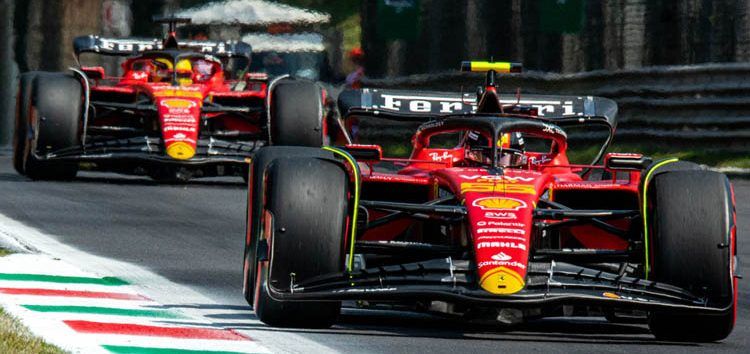 Ferrari habla sobre la lucha Sainz-Leclerc en Monza: «Les dijimos que no hubiera riesgo»