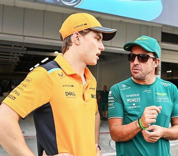 Oscar Piastri, alucinado con Fernando Alonso: “El maestro del caos”