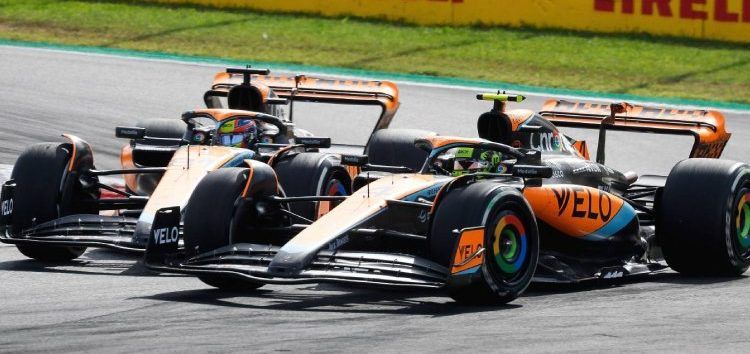 McLaren tacha de ‘inaceptable’ el toque entre sus pilotos en Monza