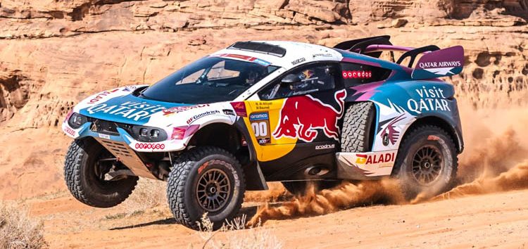 Al-Attiyah sufre con los problemas del Hunter en la Etapa 7: «Tendremos que mejorar»
