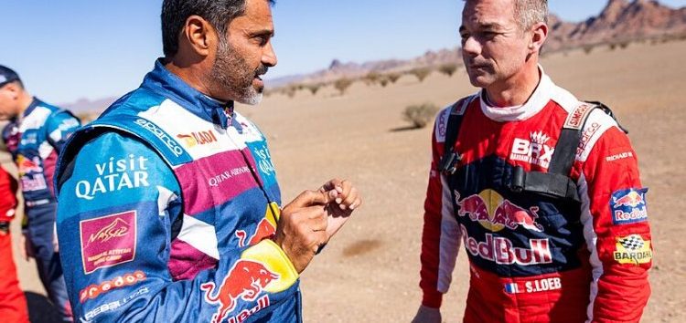 Dura crítica de Loeb con Al-Attiyah: «Ha hecho su propio rally, no una carrera para ayudarme»