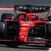 Charles Leclerc lidera la segunda mañana de test acortada por una alcantarilla